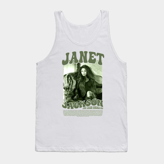 Janet Jackson Vintage Tour Concert Tank Top by Evergreen Daily